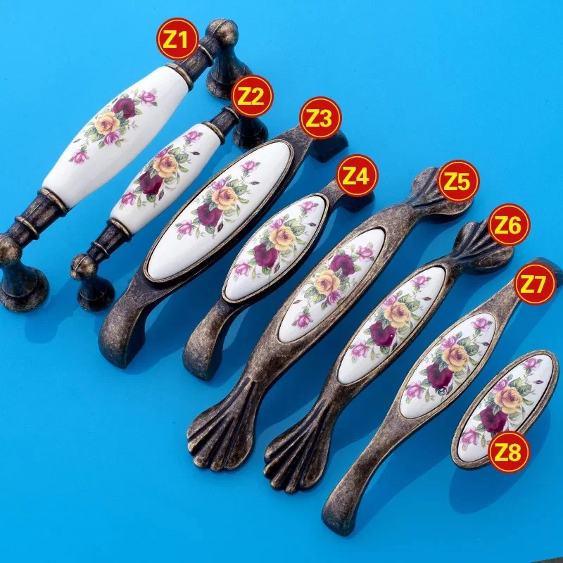 Free shipping Wardrobe pulls Dresser drawer handle European ceramic cabinet handle Furniture hardware bookcase cabinet door knob
Free shipping Wardrobe pulls Dresser drawer handle European ceramic cabinet handle Furniture hardware bookcase cabinet door knob