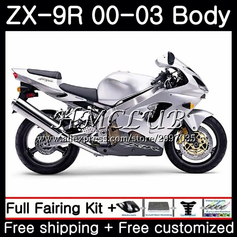 Body For KAWASAKI NINJA ZX 9R 9 R 900 ZX-9R 2000 2001 2002 2003 62HC.6 ZX900 900CC ZX9 R glossy silvery ZX9R 00 01 02 03 Fairing
Body For KAWASAKI NINJA ZX 9R 9 R 900 ZX-9R 2000 2001 2002 2003 62HC.6 ZX900 900CC ZX9 R glossy silvery ZX9R 00 01 02 03 Fairing