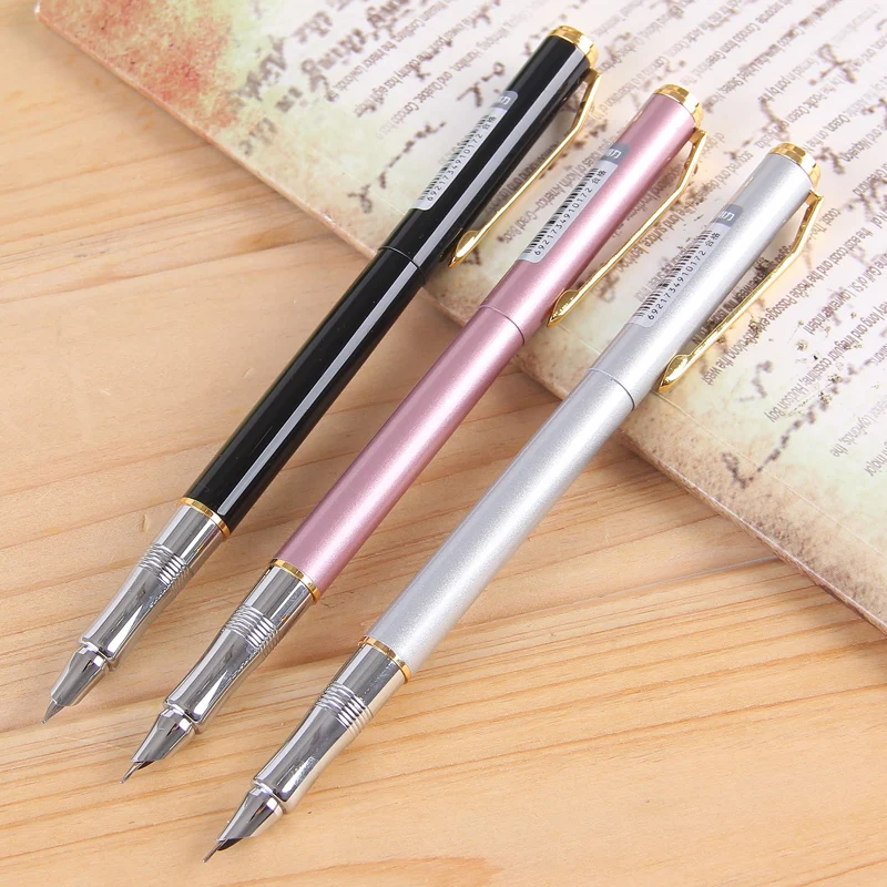1pc Deli High Quality Metal Fountain Pen School Office Supplies Student Creative Stationery Business Writing Ink Elegant Pens
1pc Deli High Quality Metal Fountain Pen School Office Supplies Student Creative Stationery Business Writing Ink Elegant Pens