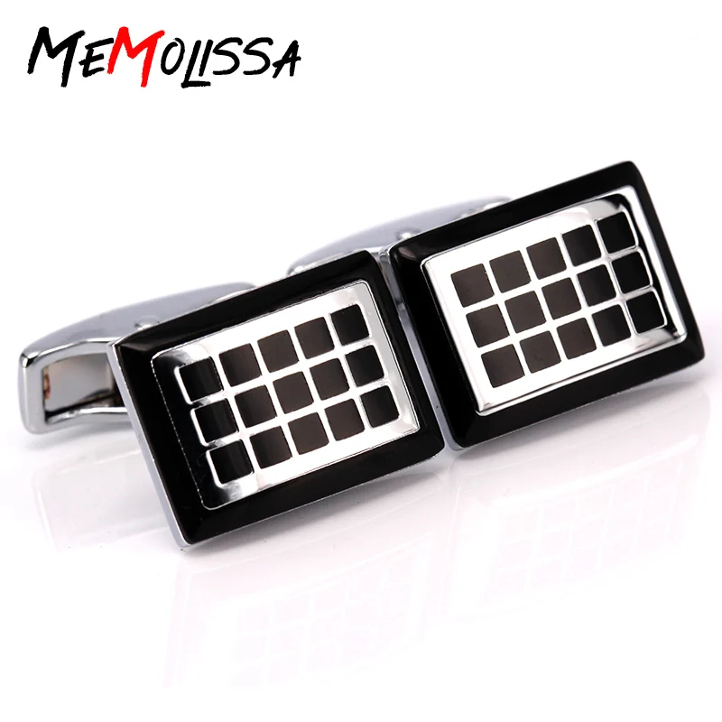 MeMolissa New Square Cufflinks Men Jewelry Classic Plated Men Suit Wedding Wholesale Black Cufflinks For Mens Gift
MeMolissa New Square Cufflinks Men Jewelry Classic Plated Men Suit Wedding Wholesale Black Cufflinks For Mens Gift