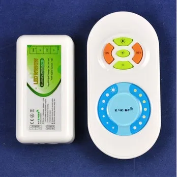 LED Brightness Adjustable Dimmer Controller With RF Touch DC12-24V 72W/144W 1 Circuit 6A Common Anode 2.4GHz
LED Brightness Adjustable Dimmer Controller With RF Touch DC12-24V 72W/144W 1 Circuit 6A Common Anode 2.4GHz