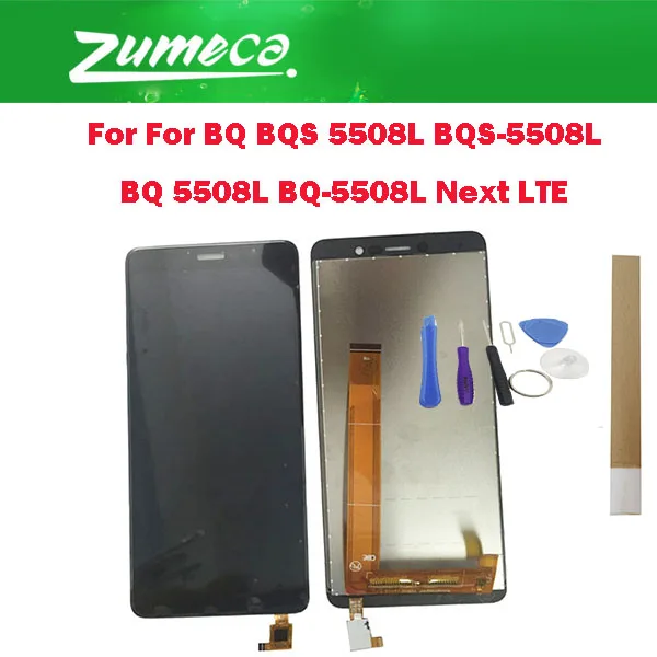 ЖК-дисплей 5,45 дюйма для BQ BQS 5508L BQS-5508L BQ 5508L BQ-5508L Next LTE, кодирующий преобразователь сенсорного экрана в сборе черный цвет, лента и инструменты
ЖК-дисплей 5,45 дюйма для BQ BQS 5508L BQS-5508L BQ 5508L BQ-5508L Next LTE, кодирующий преобразователь сенсорного экрана в сборе черный цвет, лента и инструменты