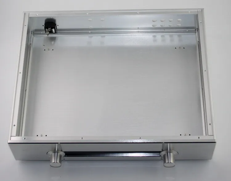 Case 430*92*343mm WA39 Full aluminum Silver amplifier chassis / Imitation Gawain pre-amplifier / AMP Enclosure / case / DIY box
Case 430*92*343mm WA39 Full aluminum Silver amplifier chassis / Imitation Gawain pre-amplifier / AMP Enclosure / case / DIY box