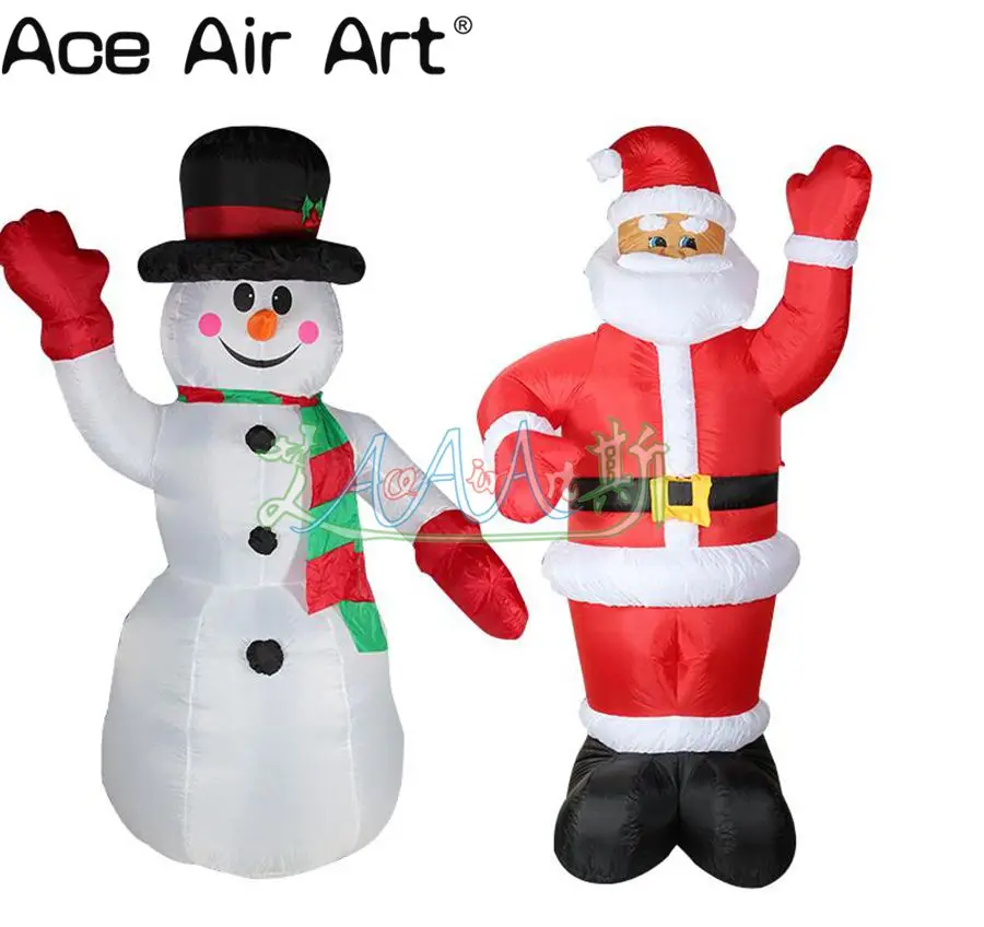 

Christmas decorations Large Christmas scene layout inflatable Christmas snowman/Santa Christmas goods