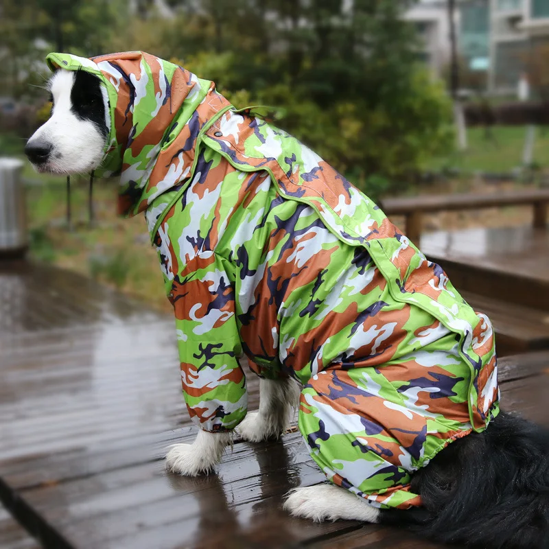 Camouflage Large Dog Raincoat Big Dog Clothes Waterproof pet Coat Rain Jacket Medium dog poncho for Golden Retriever Samoye dogs
Camouflage Large Dog Raincoat Big Dog Clothes Waterproof pet Coat Rain Jacket Medium dog poncho for Golden Retriever Samoye dogs