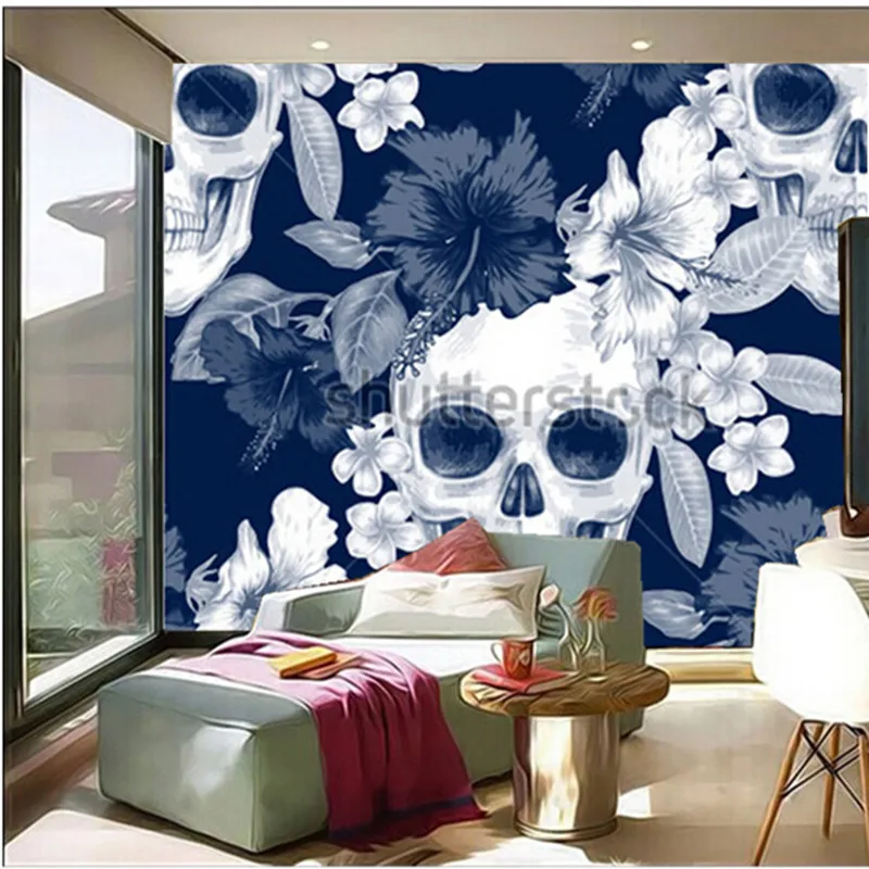 Custom 3D large murals,exotic flowers. Hibiscus palm leaves skulls papel de parede,living room sofa TV wall bedroom wall paper
Custom 3D large murals,exotic flowers. Hibiscus palm leaves skulls papel de parede,living room sofa TV wall bedroom wall paper