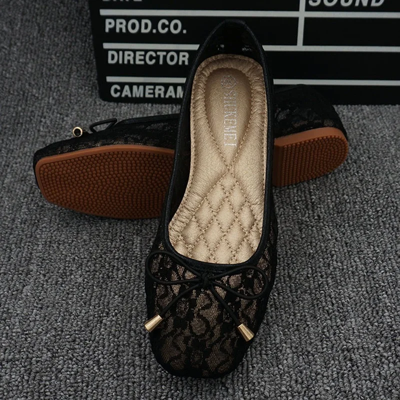 -Women Air Mesh Cut-outs Breathable Flats Summer Shoes Square Toe Big Size 41-35 Pink Black Beige High Quality Bow Knot Slip-ons
-Women Air Mesh Cut-outs Breathable Flats Summer Shoes Square Toe Big Size 41-35 Pink Black Beige High Quality Bow Knot Slip-ons