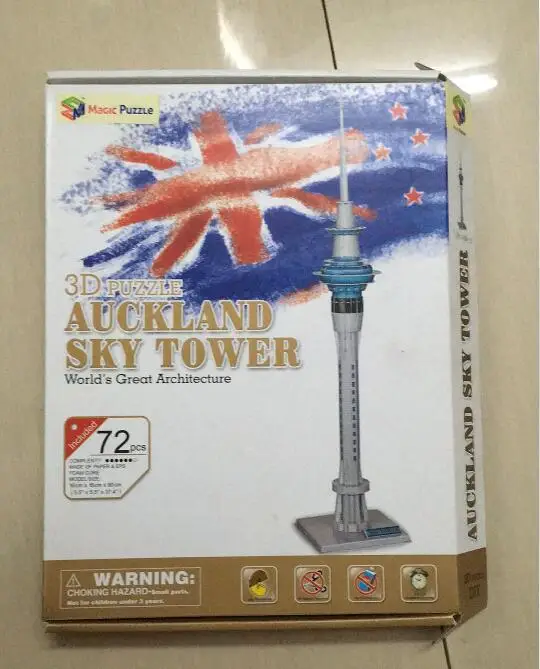 Candice guo 3D puzzle paper model toy building baby hand work gift Auckland Sky Tower New Zealand world's great architecture 1pc
Candice guo 3D puzzle paper model toy building baby hand work gift Auckland Sky Tower New Zealand world's great architecture 1pc