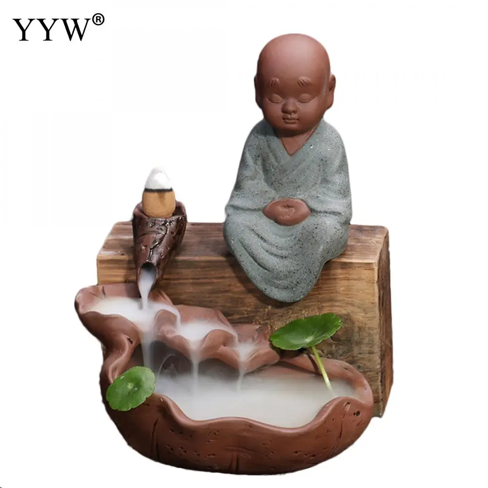 Backflow Incense Burner Incense Cones Holder Waterfall Incenso Censer Aroma Smoke Burner Ceramic Home Decor +10pcs Incense Cones
Backflow Incense Burner Incense Cones Holder Waterfall Incenso Censer Aroma Smoke Burner Ceramic Home Decor +10pcs Incense Cones