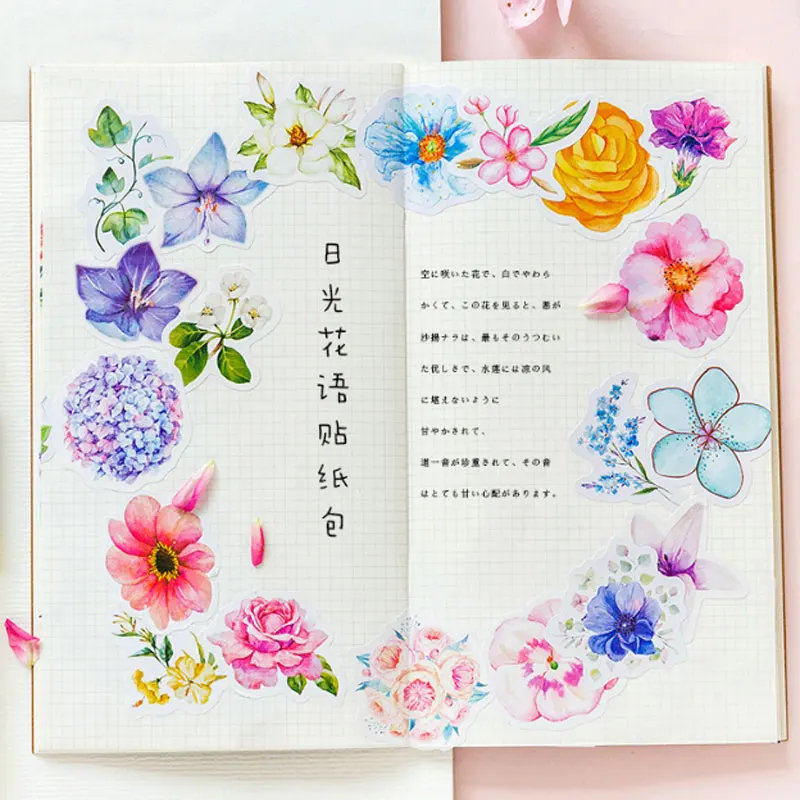 45 pcs/bag Beautiful flowers plants student mini paper sticker bag package DIY diary decoration sticker album scrapbooking
45 pcs/bag Beautiful flowers plants student mini paper sticker bag package DIY diary decoration sticker album scrapbooking