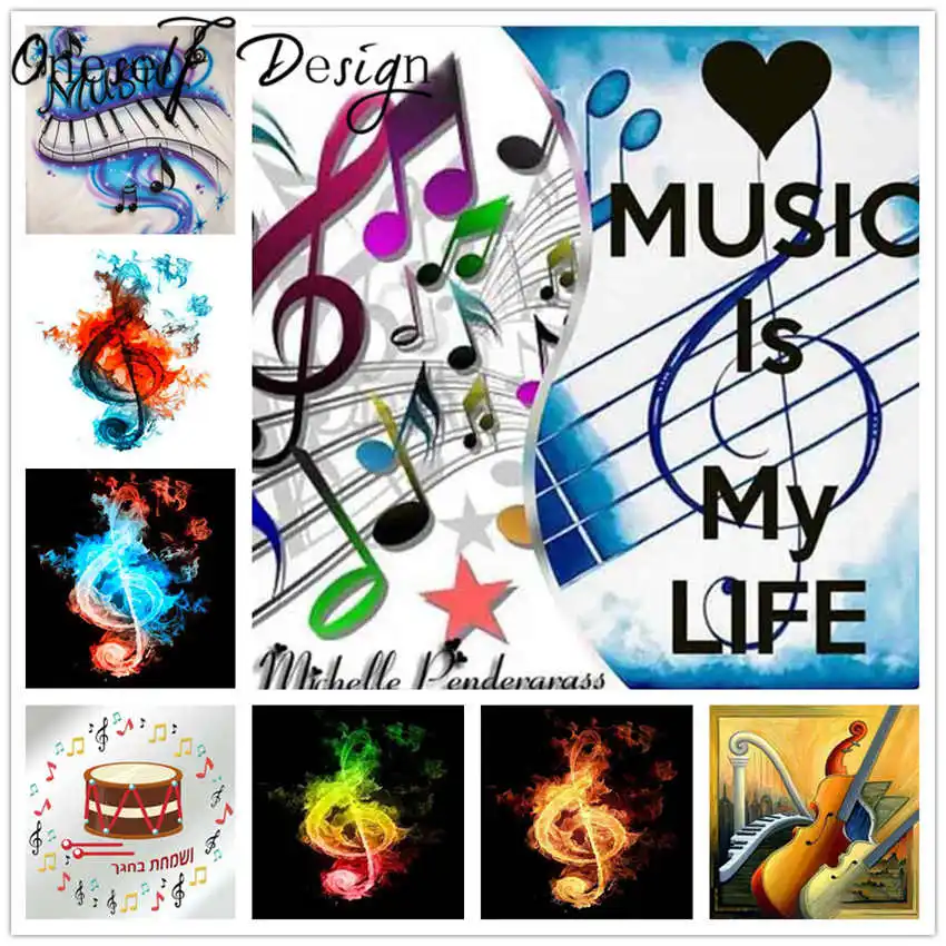 Popular Diy 5D Diamond Painting Cartoon Music Diamond Mosaic Sale 5D Diamond Embroidery Full Set Rhinestone Pictures Music Note
Popular Diy 5D Diamond Painting Cartoon Music Diamond Mosaic Sale 5D Diamond Embroidery Full Set Rhinestone Pictures Music Note