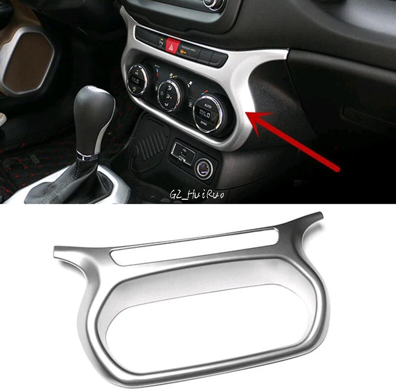 CENTER CONSOLE Air Conditioner Controller Switch Cover Frame Trims For Jeep Rendgade 2015 2016 2017
CENTER CONSOLE Air Conditioner Controller Switch Cover Frame Trims For Jeep Rendgade 2015 2016 2017