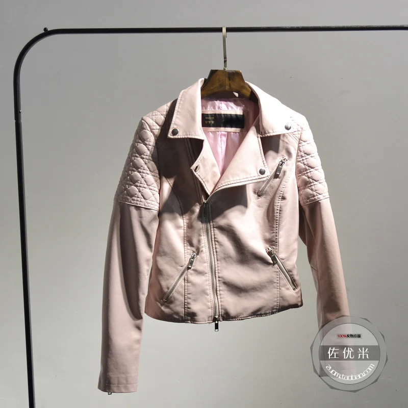 2020 Chaquetas De Pockets Cuero Mujer Jacket Zipper Real New Full Turn-down Collar Women's Pu Paragraph Lingbu Slim Motorcycle
2020 Chaquetas De Pockets Cuero Mujer Jacket Zipper Real New Full Turn-down Collar Women's Pu Paragraph Lingbu Slim Motorcycle