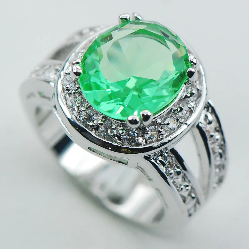 Peridot White Crystal Zircon 925 Sterling Silver Ring Size 6 7 8 9 10 F1057
Peridot White Crystal Zircon 925 Sterling Silver Ring Size 6 7 8 9 10 F1057