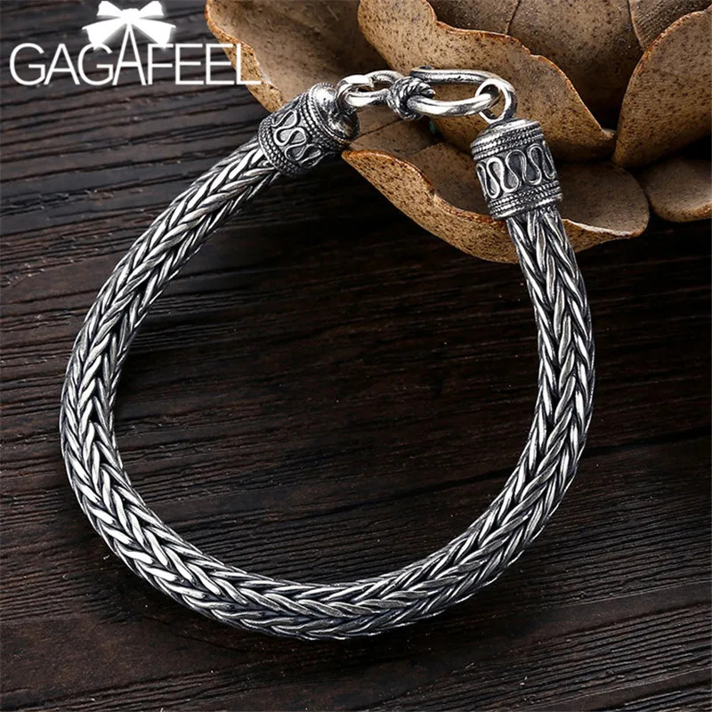 GAGAFEEL 6MM 925 пробы Серебряный тяжелый браслет для мужчин крутой браслет викингов ювелирные изделия для мужчин браслет высшего качества
GAGAFEEL 6MM 925 пробы Серебряный тяжелый браслет для мужчин крутой браслет викингов ювелирные изделия для мужчин браслет высшего качества