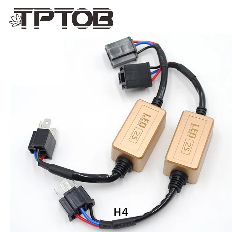 TPTOB безошибочный CAN-шина декодер для Светодиодный Ной автомобильной лампы Фары H4