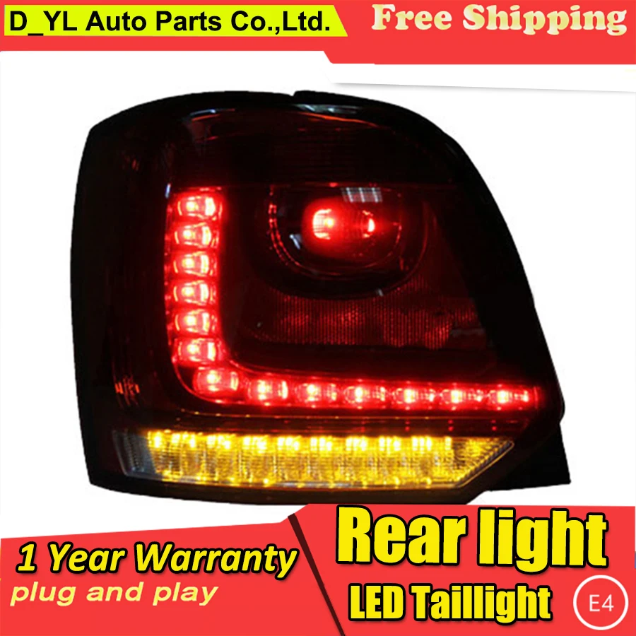 Автомобильный Стайлинг DY_L для vw POLO taillights 2006 2007-2015 2016 модель VW golf MK6 светодиодные