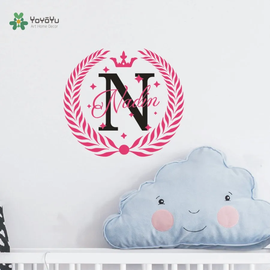 Monogram Name Wall Decals Fairy Decal Nursery Baby Girl Room Bedroom Decor Custom Name Stickers Star Vinyl Art Mural YK-5
Monogram Name Wall Decals Fairy Decal Nursery Baby Girl Room Bedroom Decor Custom Name Stickers Star Vinyl Art Mural YK-5