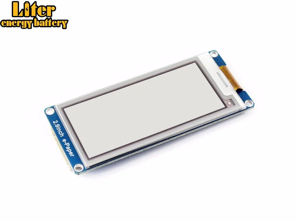 5pcs /lot 2.9inch E-Ink display module,2.9'' e-paper,296x128,Three Display color: red,black,white, SPI interface,No backlight,
5pcs /lot 2.9inch E-Ink display module,2.9'' e-paper,296x128,Three Display color: red,black,white, SPI interface,No backlight,