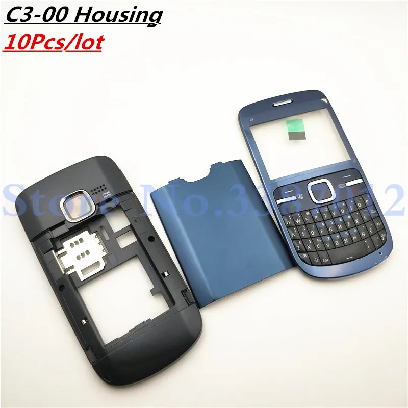 10Pcs/Lot For Nokia C3 C3-00 Full Complete Mobile Phone Housing Cover Case+ English Keypad + Logo
10Pcs/Lot For Nokia C3 C3-00 Full Complete Mobile Phone Housing Cover Case+ English Keypad + Logo
