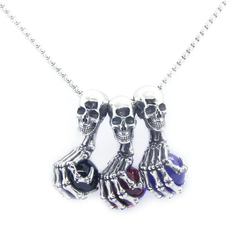 Rany&Roy Newest Ghost Skull Claw Ball Pendant 316L Stainless Steel Jewelry Skull Stone Pendant
Rany&Roy Newest Ghost Skull Claw Ball Pendant 316L Stainless Steel Jewelry Skull Stone Pendant