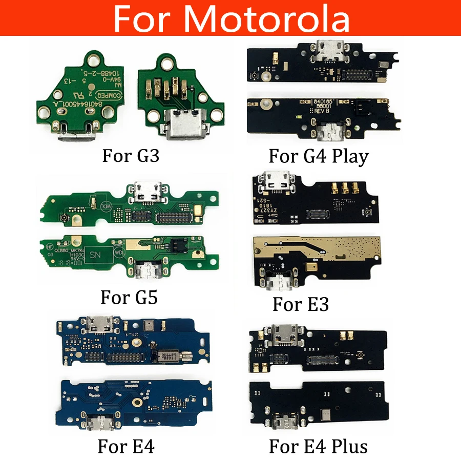 

USB Charge Port Jack Dock Connector Charging Board Flex Cable For Motorola Moto G3 XT1540 XT1541 XT1548 G4 Play G5 E3 E4 E4 Plus