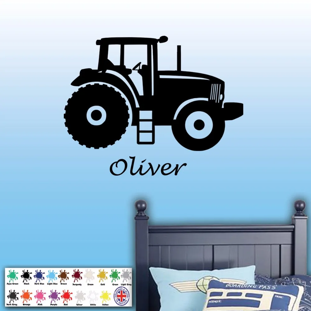 YOYOYU 40 colors Art Vinyl wall sticker Tractor Custom Name Removeable Wall decal Bedroom wall Decor for kids Art Poster ZX103
YOYOYU 40 colors Art Vinyl wall sticker Tractor Custom Name Removeable Wall decal Bedroom wall Decor for kids Art Poster ZX103