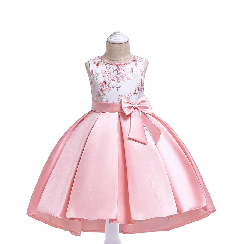 2019 Flower Girls Dresses For Kids Clothing Beaded Embroidery Wedding Girls Dresses For Children Party Trailing Mesh Bow Dress
2019 Flower Girls Dresses For Kids Clothing Beaded Embroidery Wedding Girls Dresses For Children Party Trailing Mesh Bow Dress
