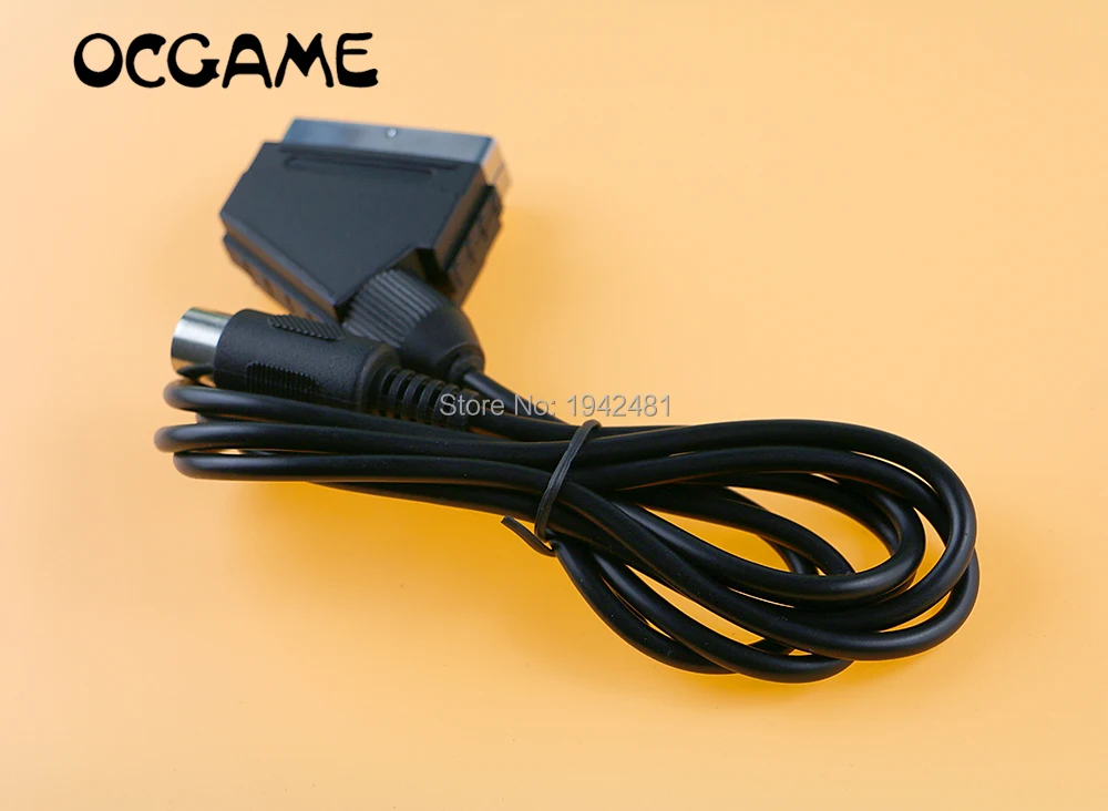 Кабель Scart RGB OCGAME хорошего качества 1 8 м для консоли Sega Genesis Mega Drive V Plug PAL|cable for|cable