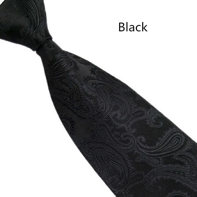 Ties for Men Formal Wear Business SuitNeck Ties FashionClassic Paisley Mix Color JACQUARD WOVEN Silk Mens Tie Necktie BlackY419
Ties for Men Formal Wear Business SuitNeck Ties FashionClassic Paisley Mix Color JACQUARD WOVEN Silk Mens Tie Necktie BlackY419