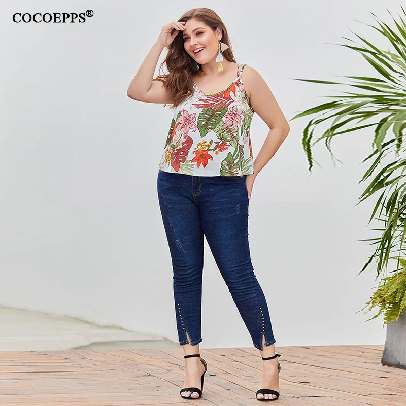 2019 Sexy Backless Summer Spaghetti Strap Top Women Plus Size Boho Top Woman Floral Print Casual Holiday Beach Top Tee Shirt 4XL
2019 Sexy Backless Summer Spaghetti Strap Top Women Plus Size Boho Top Woman Floral Print Casual Holiday Beach Top Tee Shirt 4XL