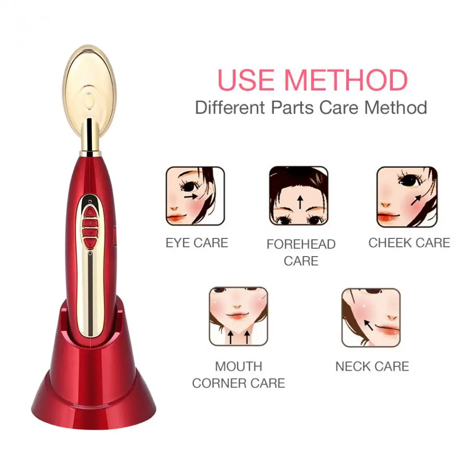 USB Electric Face & Eye Skin Tightening Machine Ion Vibration Massager Wrinkle Removal Device
USB Electric Face & Eye Skin Tightening Machine Ion Vibration Massager Wrinkle Removal Device