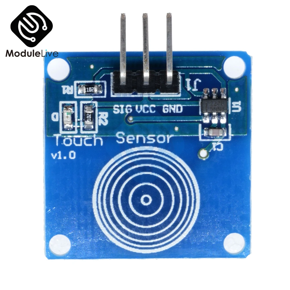 5PCS TTP223 TTP223B Jog Digital Touch Sensor Capacitive Touch Switch Modules Accessories For Arduino Low Power DC 2V 5.5V
5PCS TTP223 TTP223B Jog Digital Touch Sensor Capacitive Touch Switch Modules Accessories For Arduino Low Power DC 2V 5.5V
