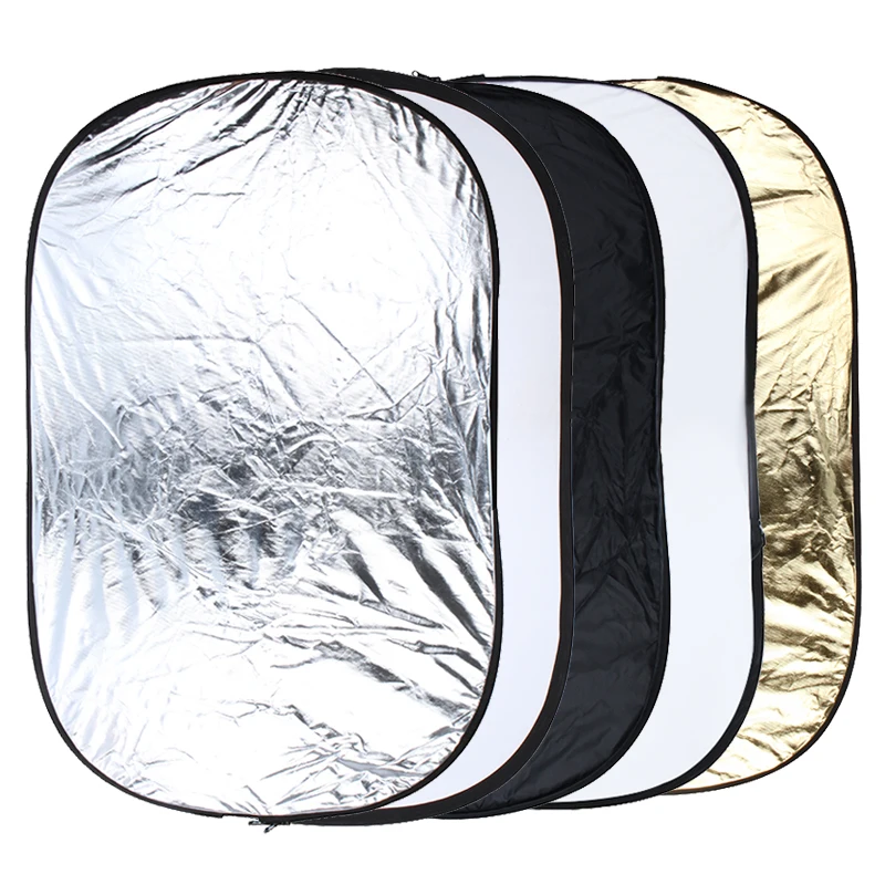 Andoer 24" * 36" / 60 * 90cm 5 in 1 (Gold/Silver/White/Black/Translucent) Multi Portable Collapsible Photography Light Reflector
Andoer 24" * 36" / 60 * 90cm 5 in 1 (Gold/Silver/White/Black/Translucent) Multi Portable Collapsible Photography Light Reflector