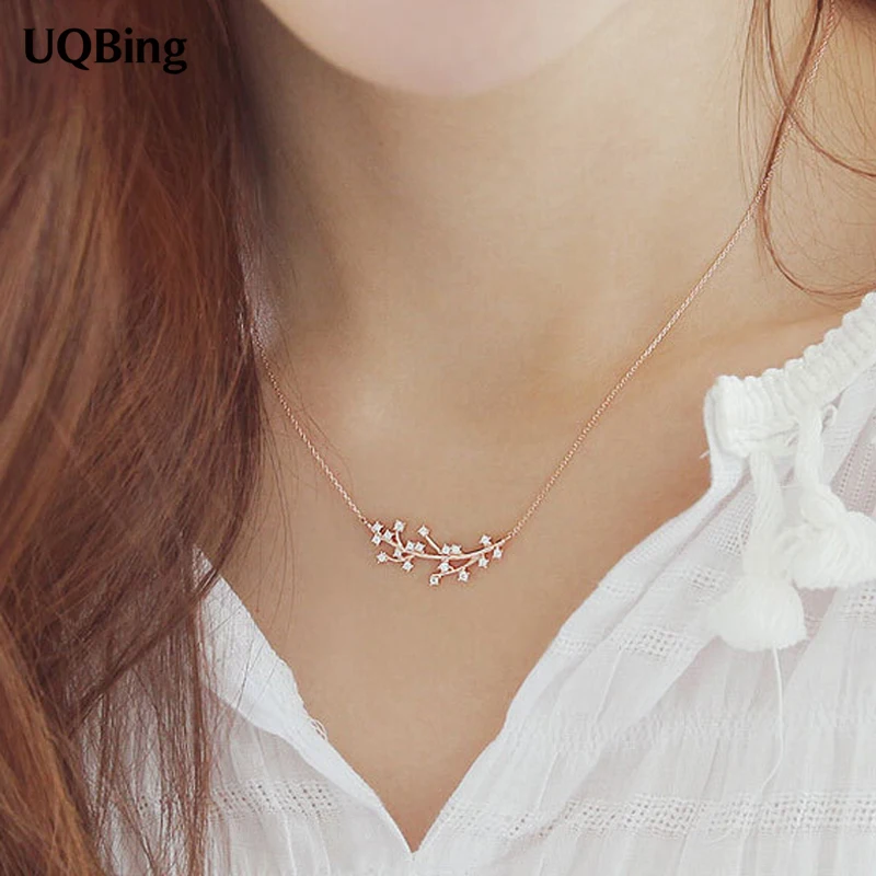 Drop Shipping Silver Color Chain Necklaces Crystal Tree Branche Pendants&Necklaces Jewelry Collar Colar de Plata
Drop Shipping Silver Color Chain Necklaces Crystal Tree Branche Pendants&Necklaces Jewelry Collar Colar de Plata