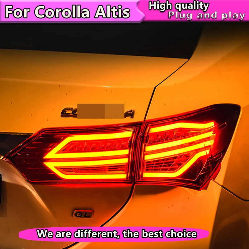 Car Styling Tail Lights For Toyota Corolla Altis 2012-2018 Taillights LED Tail Light Rear Lamp DRL+Brake+Signal Auto Accessories
Car Styling Tail Lights For Toyota Corolla Altis 2012-2018 Taillights LED Tail Light Rear Lamp DRL+Brake+Signal Auto Accessories