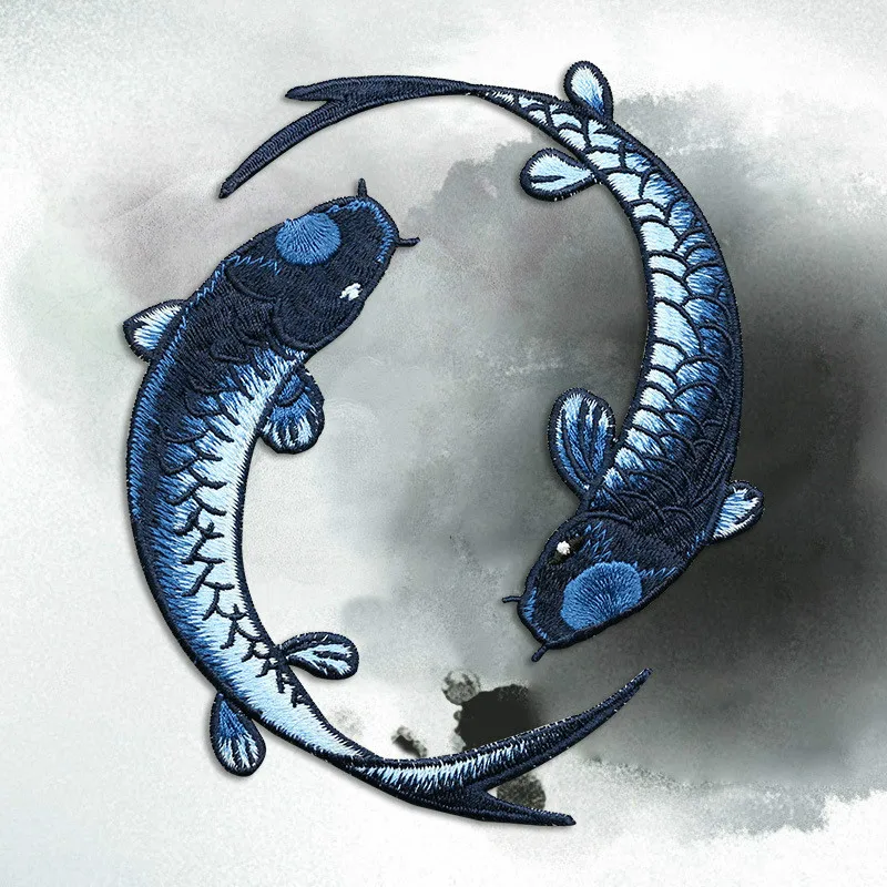 Tai Chi Fish Multicolor Animal Embroidered Patches for Clothing DIY Chinese Ethnic Tai Ji Lucky Design Patch Embroidery Applique
Tai Chi Fish Multicolor Animal Embroidered Patches for Clothing DIY Chinese Ethnic Tai Ji Lucky Design Patch Embroidery Applique