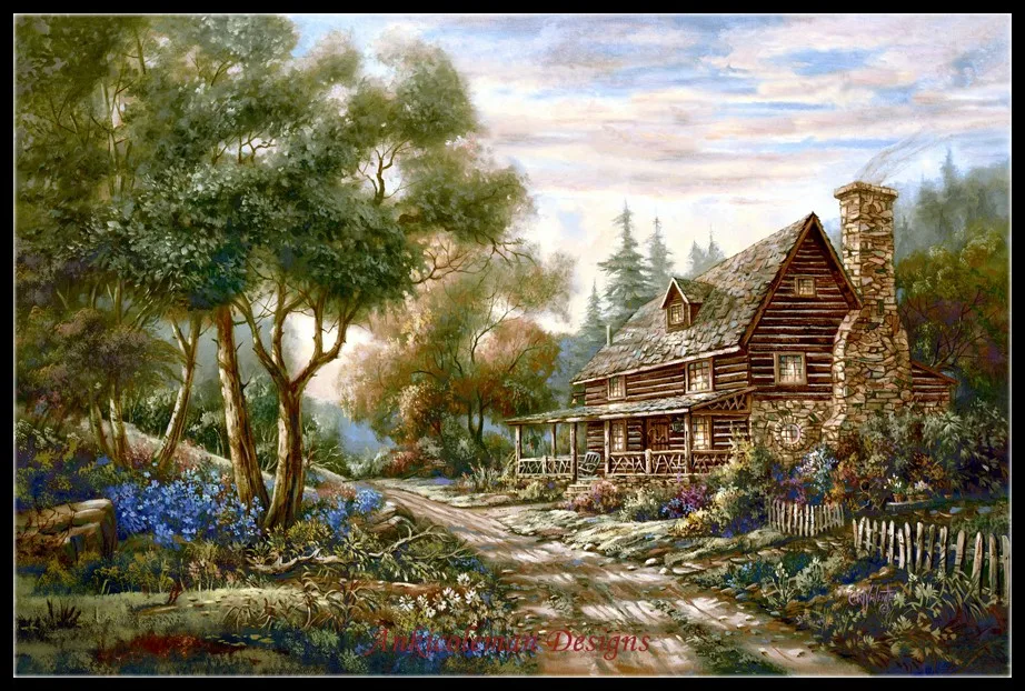 Needlework for embroidery DIY French DMC High Quality - Counted Cross Stitch Kits 14 ct Oil painting - Pastoral Smoke
Needlework for embroidery DIY French DMC High Quality - Counted Cross Stitch Kits 14 ct Oil painting - Pastoral Smoke