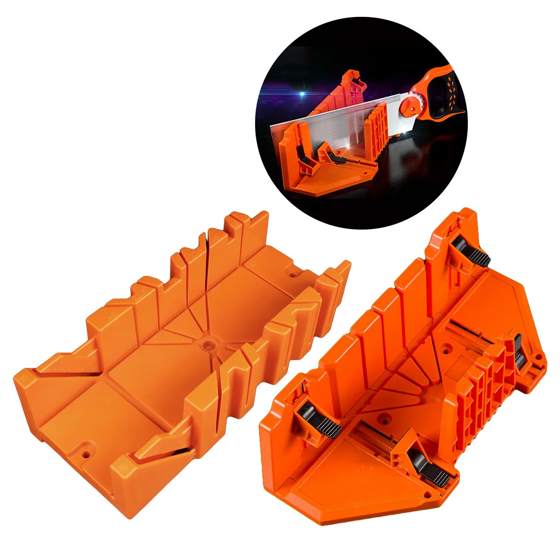 12/14inch Adjustable Wood Cutting Clamping Miter Saw Box Woodworking Back Saw 0/22.5/45/90 Degree Oblique Wooden Strip Line
12/14inch Adjustable Wood Cutting Clamping Miter Saw Box Woodworking Back Saw 0/22.5/45/90 Degree Oblique Wooden Strip Line
