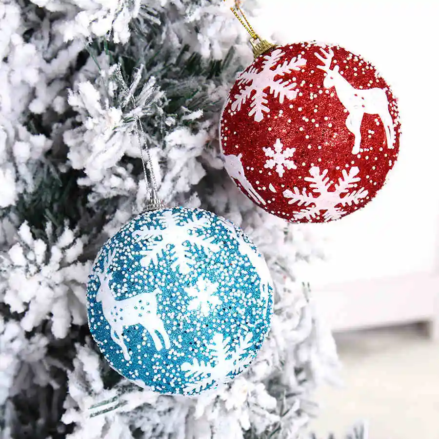 Новогодние товары елка украшения пены окрашенной снежинки снег мяч SDQ 36|ball ball|ball