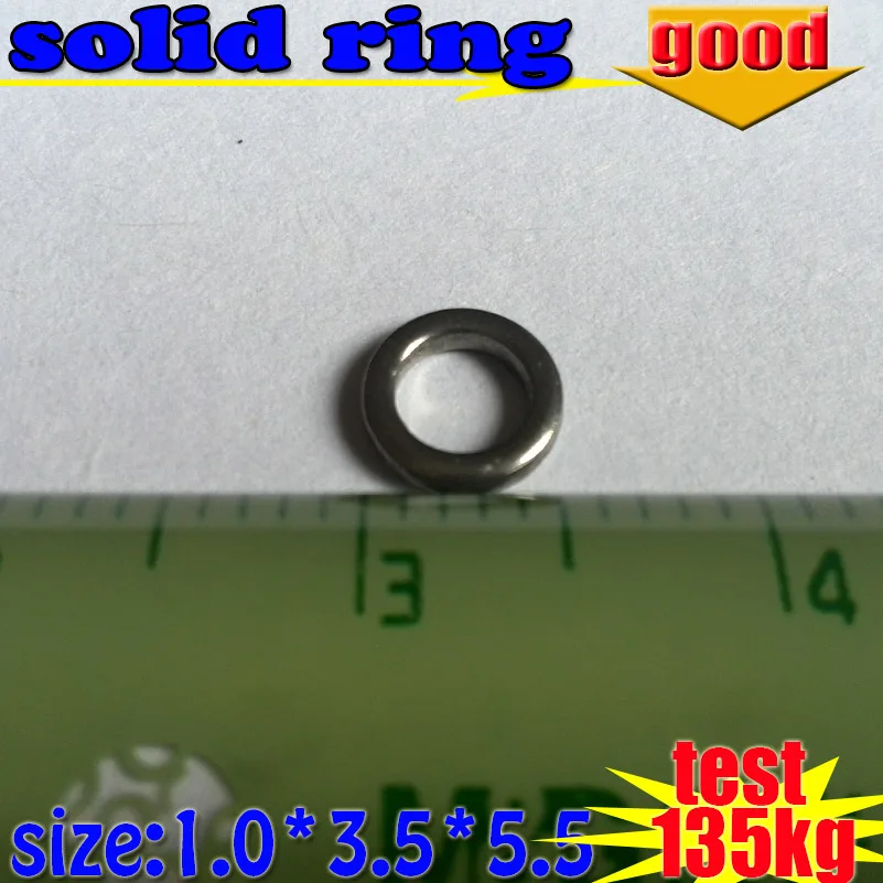 2016fishing lure accessories solid rings size:wire1.0mm outder diameter5.5mm QTY:40pcs/lot | Спорт и развлечения