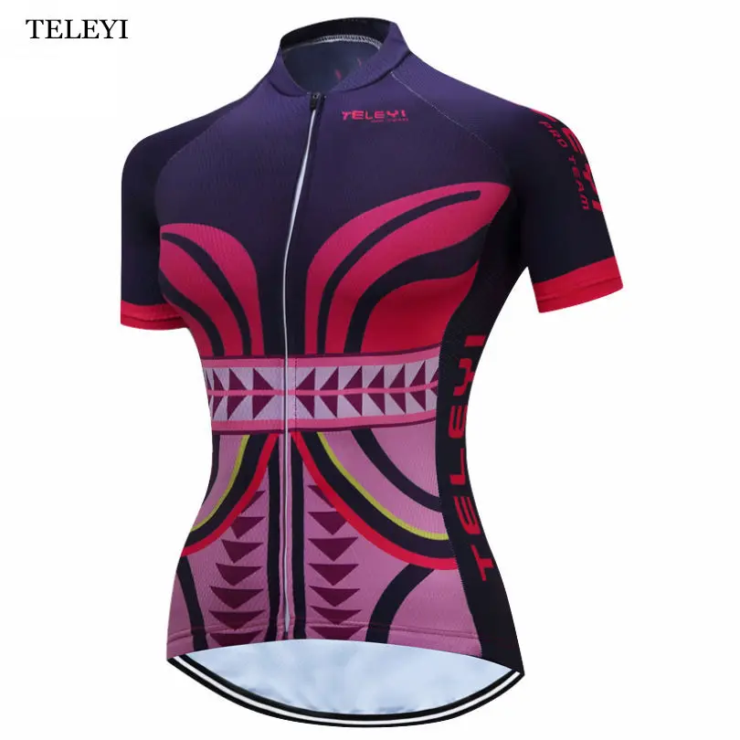 TELEYI Team Sportswear Women's Summer Cycling Jersey Ropa Ciclismo Bike Bicycle Short Sleeve Cycling Clothing Top
TELEYI Team Sportswear Women's Summer Cycling Jersey Ropa Ciclismo Bike Bicycle Short Sleeve Cycling Clothing Top