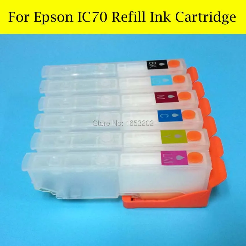 6 цветов/набор IC70 чернильный картридж для Epson EP-706A/EP-306/EP-976A3/EP-906F/EP-776A/EP-905F/EP-905A принтер
6 цветов/набор IC70 чернильный картридж для Epson EP-706A/EP-306/EP-976A3/EP-906F/EP-776A/EP-905F/EP-905A принтер