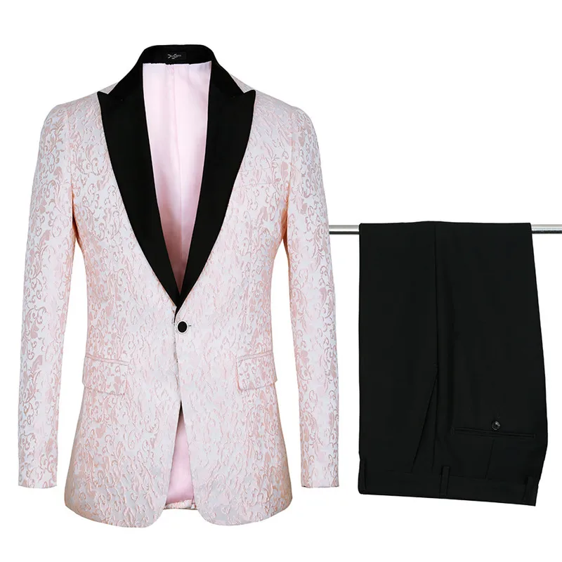 Men's suit men's fashion gentleman jacquard suit two-piece suit (jacket + pants) wedding groom groomsmen dress
Men's suit men's fashion gentleman jacquard suit two-piece suit (jacket + pants) wedding groom groomsmen dress