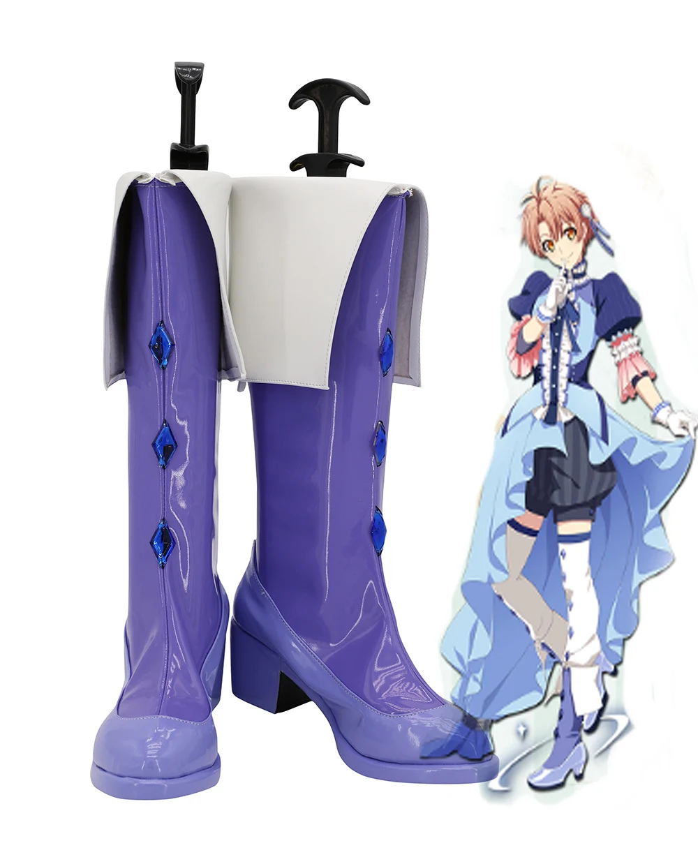 Ботинки для косплея Nikaidou Yamato IDOLiSH7 Merchen Dream, фиолетовые ботинки, Хэллоуин, для вечеринки
Ботинки для косплея Nikaidou Yamato IDOLiSH7 Merchen Dream, фиолетовые ботинки, Хэллоуин, для вечеринки