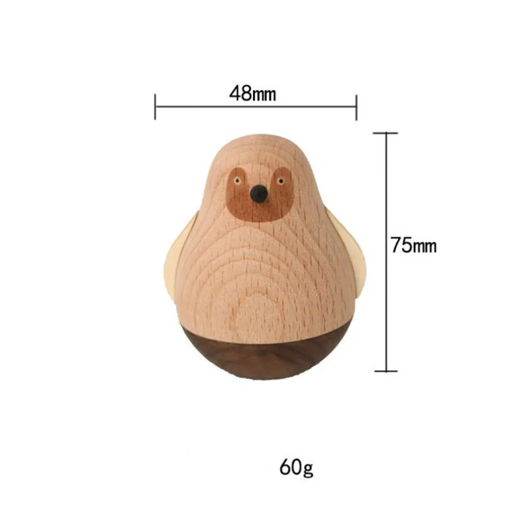 Cute Small animal Wood Crafts Mini Funny Roly-Poly Toys Birthday Gift Decor Decorations Party Dessert Cartoon Wooden Tumbler
Cute Small animal Wood Crafts Mini Funny Roly-Poly Toys Birthday Gift Decor Decorations Party Dessert Cartoon Wooden Tumbler