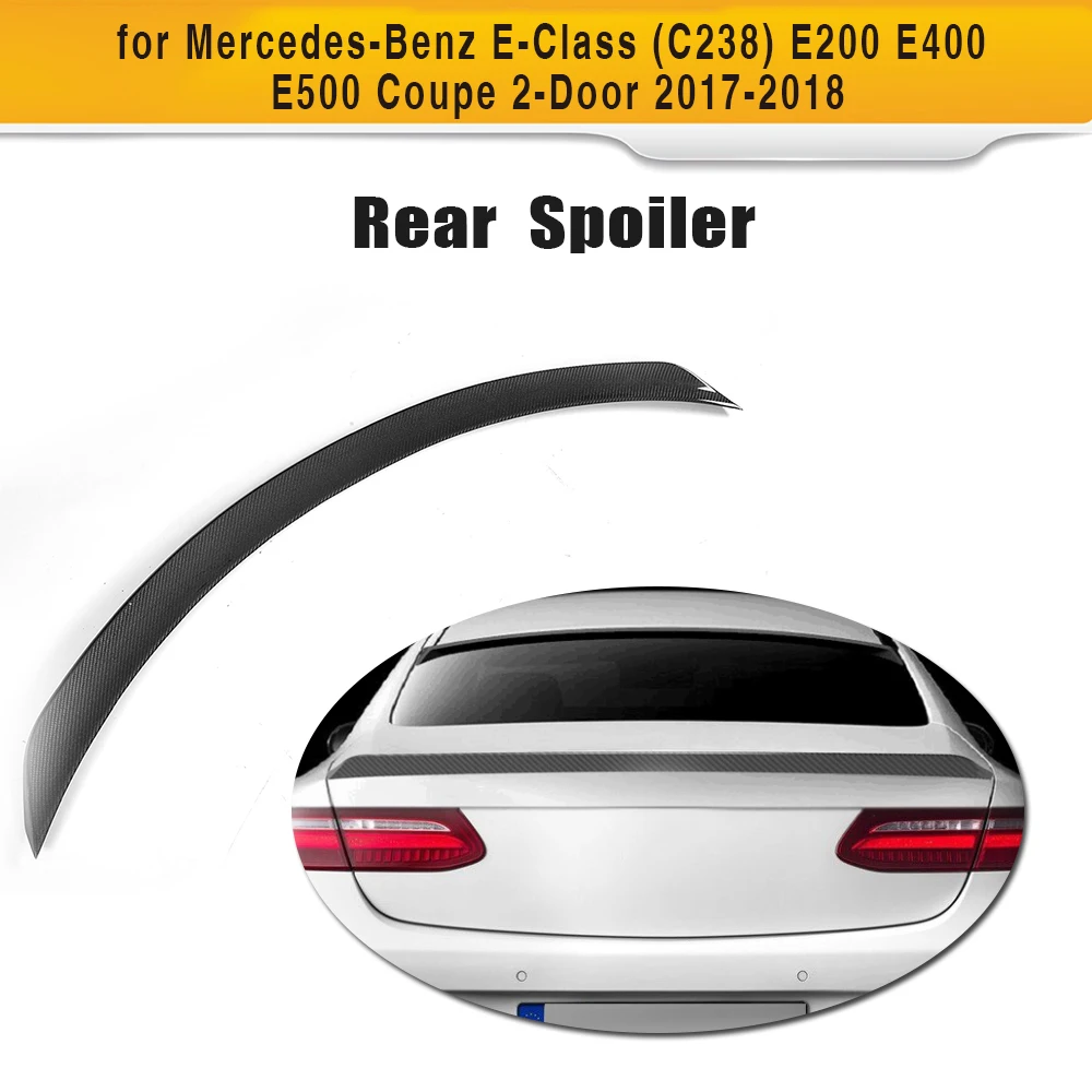 E Class Carbon Fiber Rear Lip Spoiler Window Wing for Mercedes Benz C238 Coupe 2Door 2017 2018 E200 E400 E500 E550
E Class Carbon Fiber Rear Lip Spoiler Window Wing for Mercedes Benz C238 Coupe 2Door 2017 2018 E200 E400 E500 E550