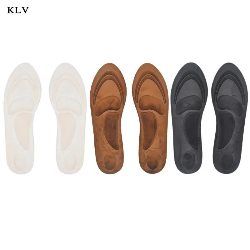 KLV Winter 4D Thicken Velvet Warm Sport Sponge High Heel Insert Shoes Insoles Full Length Arch Support Orthopedic Cushioned Pads
KLV Winter 4D Thicken Velvet Warm Sport Sponge High Heel Insert Shoes Insoles Full Length Arch Support Orthopedic Cushioned Pads