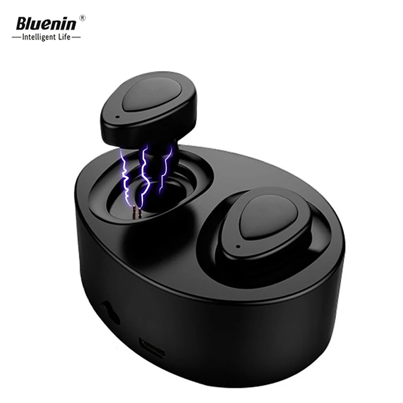 Bluenin K2 TWS Mini Ture беспроводные наушники Bluetooth стерео вкладыши Blutooth с зарядным