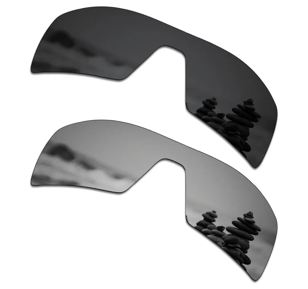 SmartVLT 2 Pieces Polarized Sunglasses Replacement Lenses for Oakley Oil Rig Stealth Black and Silver Titanium
SmartVLT 2 Pieces Polarized Sunglasses Replacement Lenses for Oakley Oil Rig Stealth Black and Silver Titanium